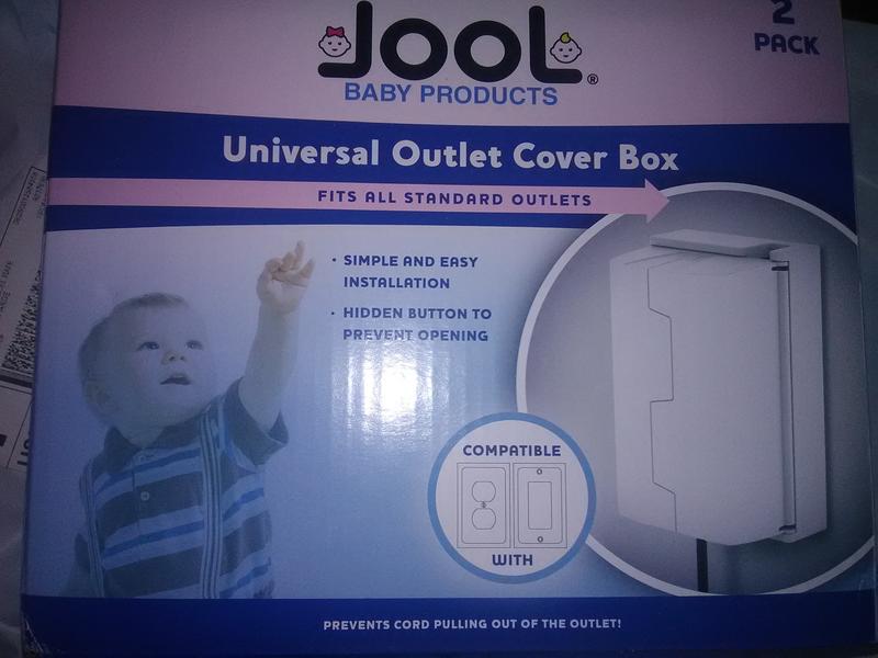 Jool baby Products - Electrical Outlet Cover Box for Child Safety and Protection (1-Pack/2-Pack)