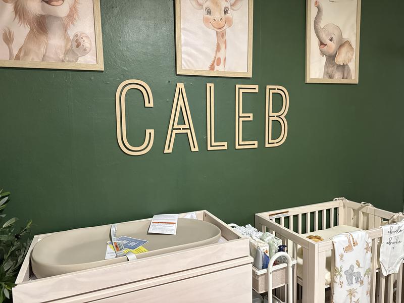 Baby changing station