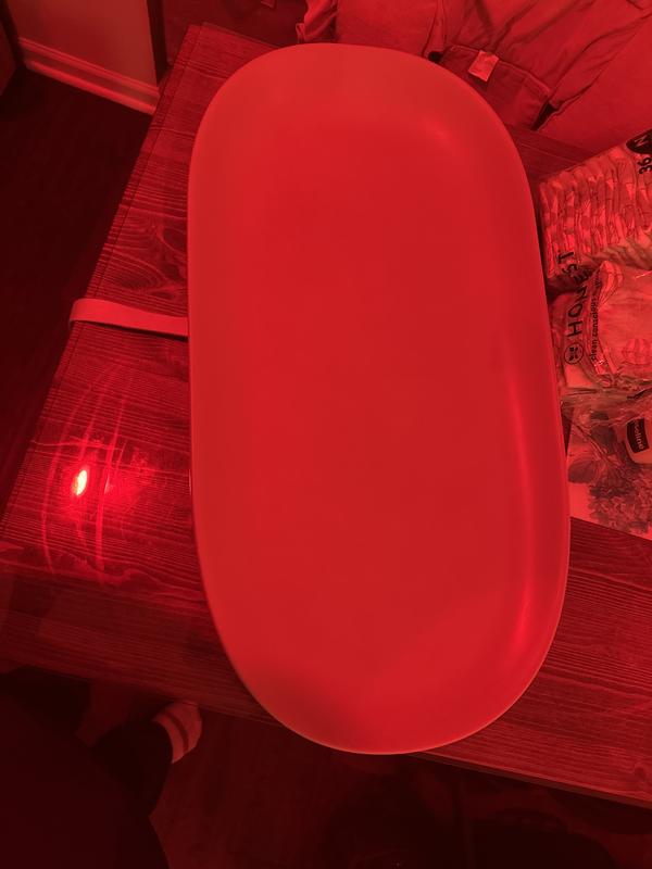 Got the red light on because the baby is sleeping