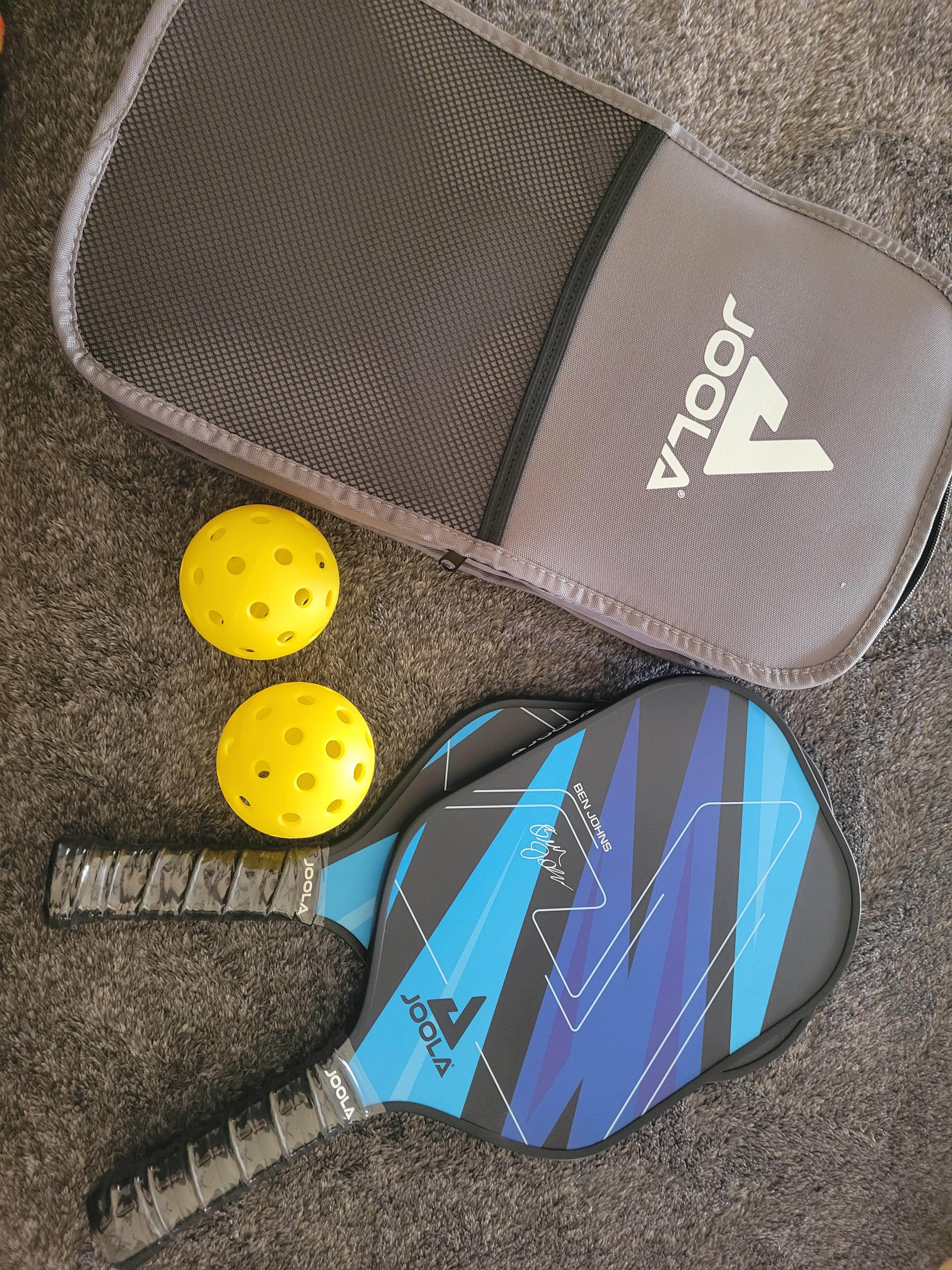 JOOLA Ben Johns Blue Lightning Pickleball Paddle Set
