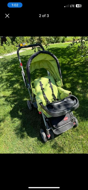 Joovy double stroller green online