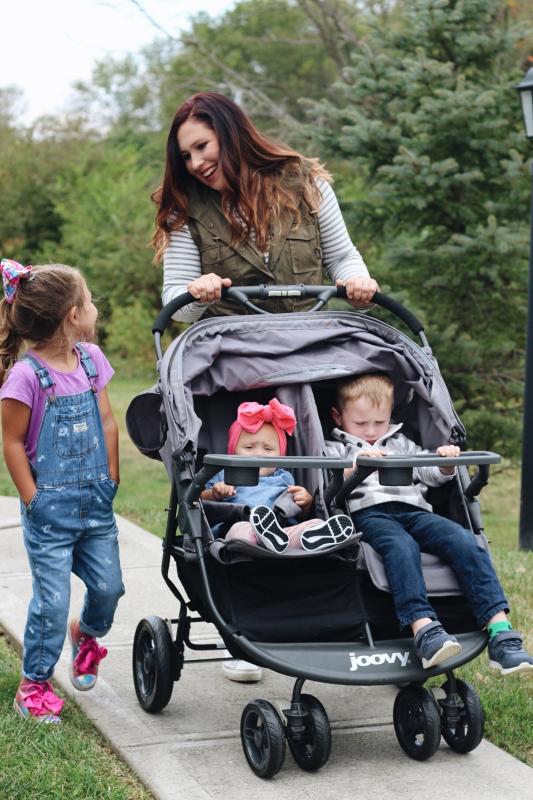 joovy double stroller snack tray