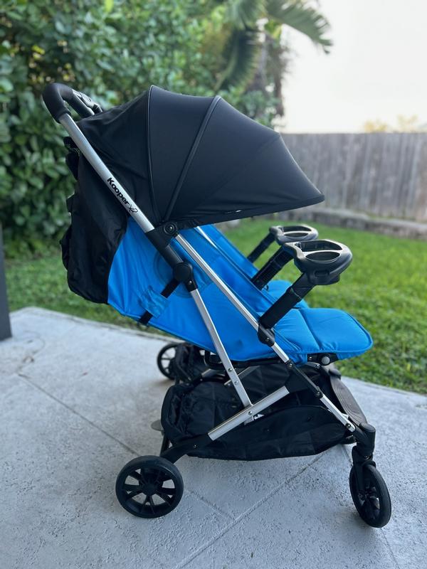 Joovy double stroller blue hotsell