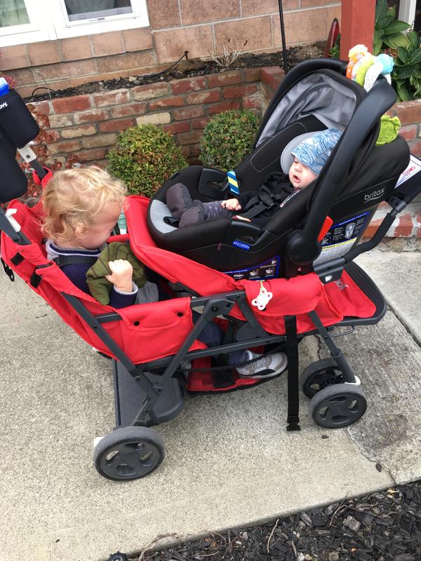 red joovy double stroller