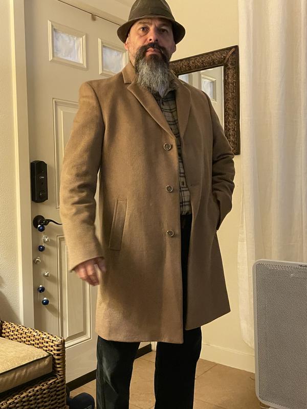 Joseph Bank Tailored Fit Topcoat Bank Outerwear Jos