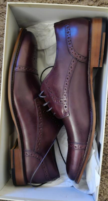 Joseph Abboud Owings Cap Toe Lace Up Oxfords - All Shoes  display picture 2