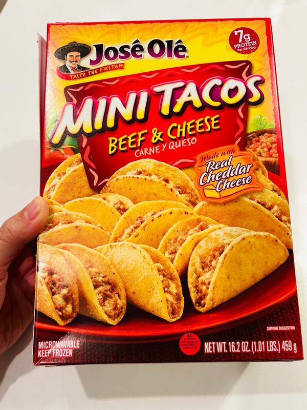 Beef & Cheese Mini Tacos - Jose Ole
