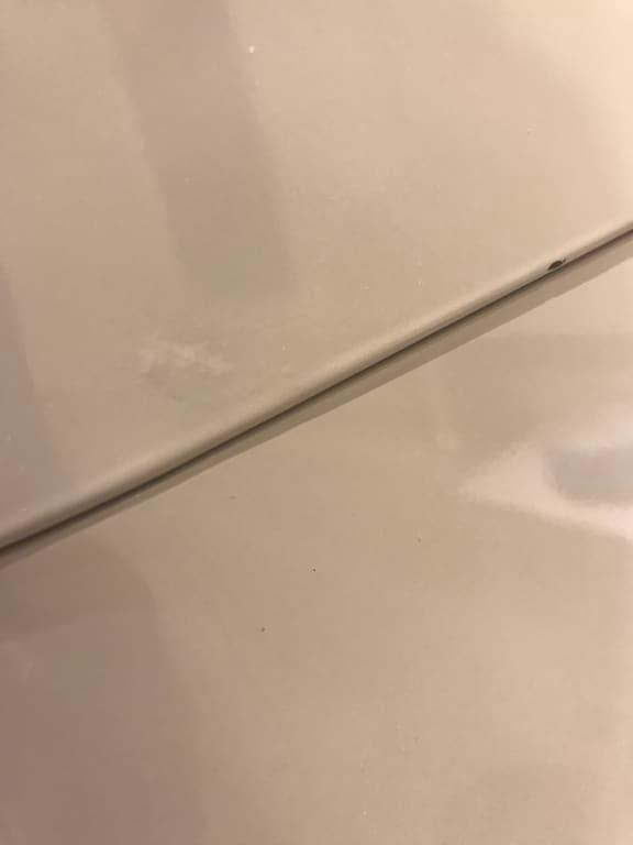 Poping out paint rust