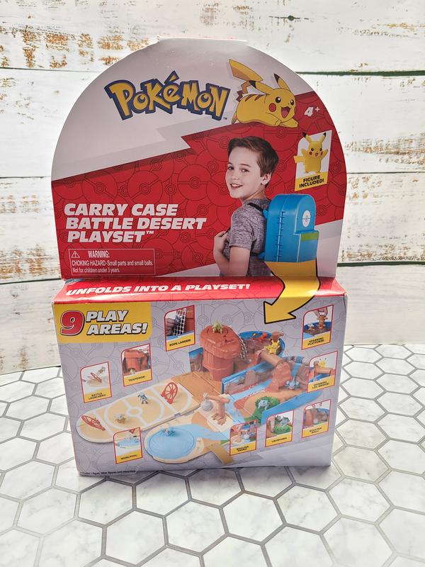 FIGHTING PIKACHU on the Pokemon Stadium Battle Carry Case Playset! Lego 