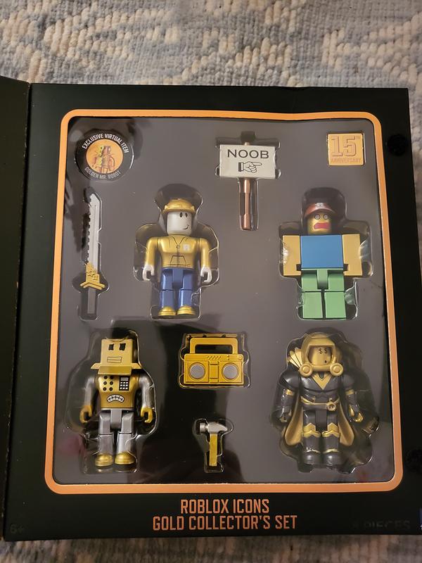 ROBLOX ICONS GOLD COLLECTORS Builderman+Mr. Robot Lot Of 3 191726405405