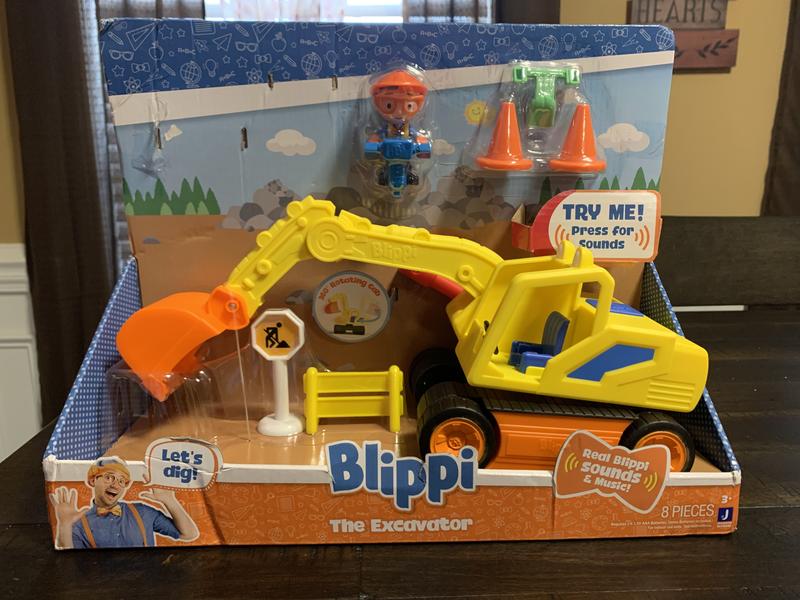 Blippi 2024 excavator toy