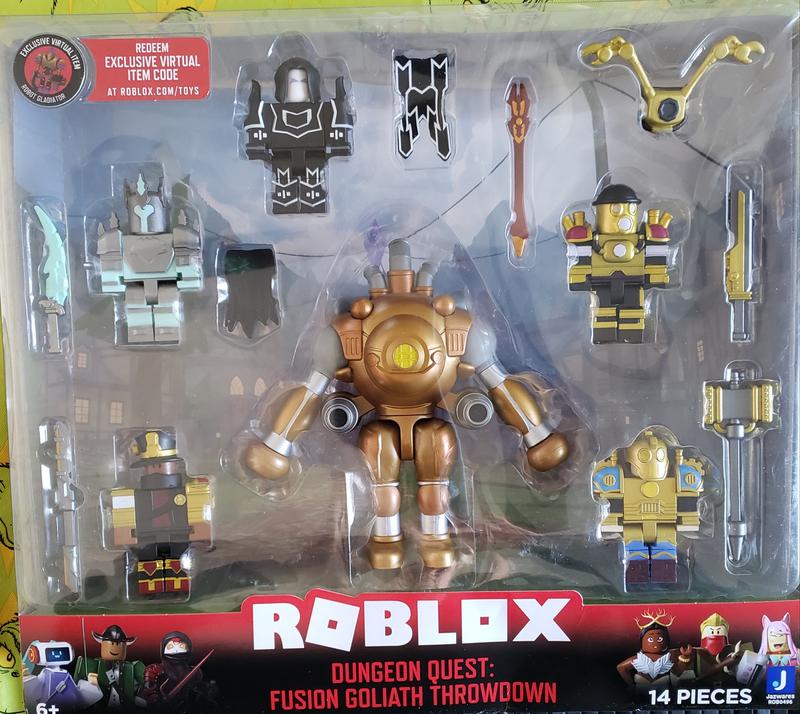 Roblox Dungeon Quest: Fusion Goliath Throwdown Action Figure Set