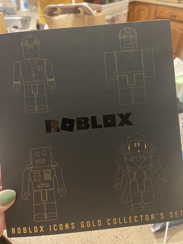 Roblox Kit Gold Collection Aniversario Set Dourado 4 Figuras