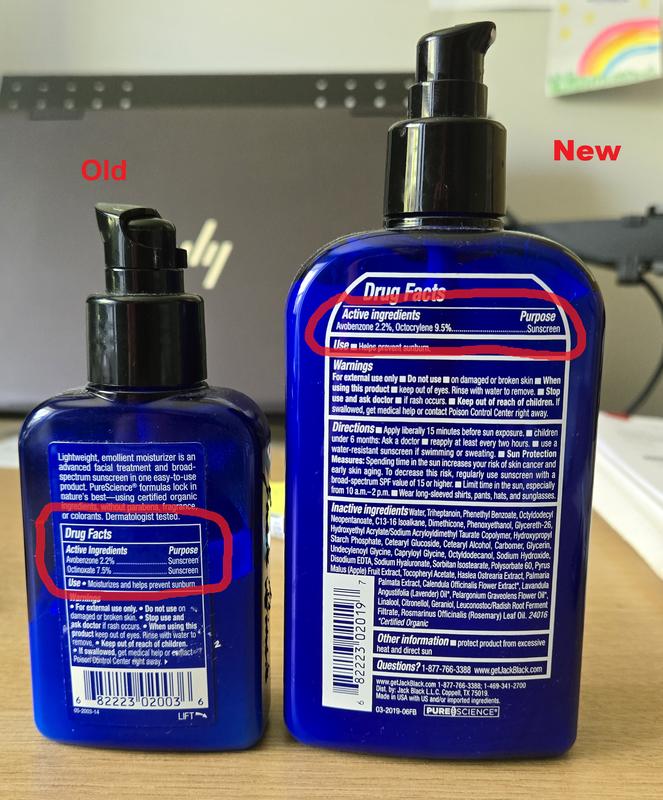 Customer photo for "The New Formula is a Disaster"