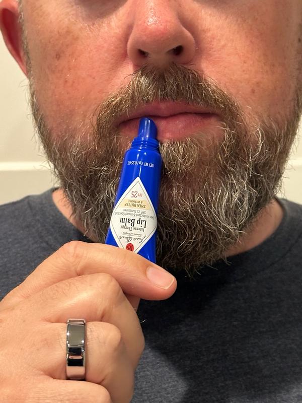 Customer photo for "Lip Balm for Men"