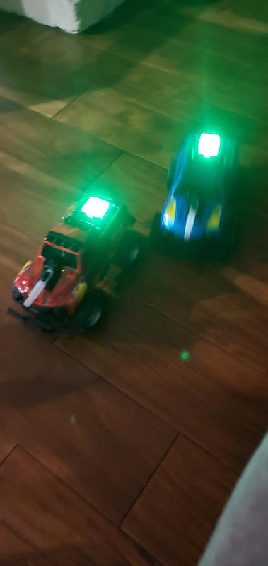 Laser shooting each other