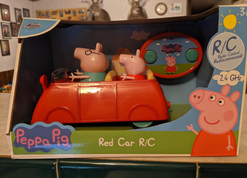 Coche control remoto Papá Pig y Peppa Pig con sonidos y figuras - Juguetes  Today