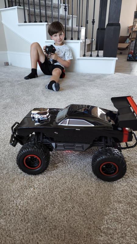 Close up of the new toy