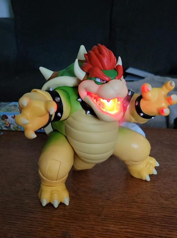 2023 JAKKS The Super Mario Bros. Movie - BOWSER Figure w/ Fire Breathing  Effects 192995417205