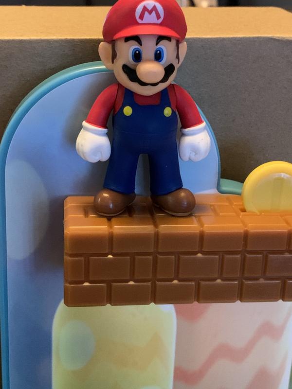 The coin moves up and down