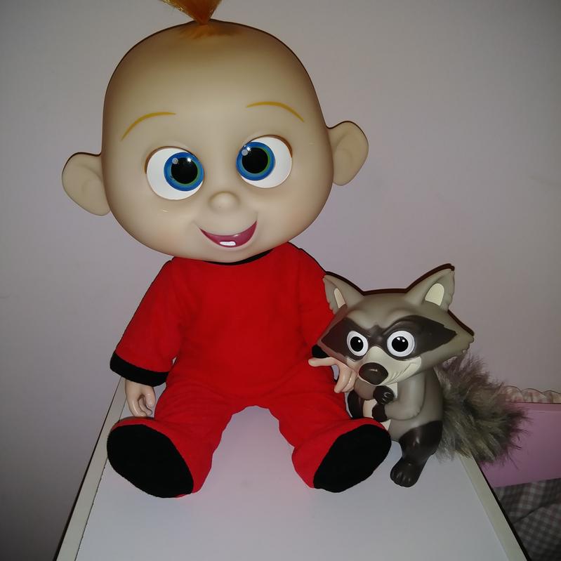 Doll with racoon