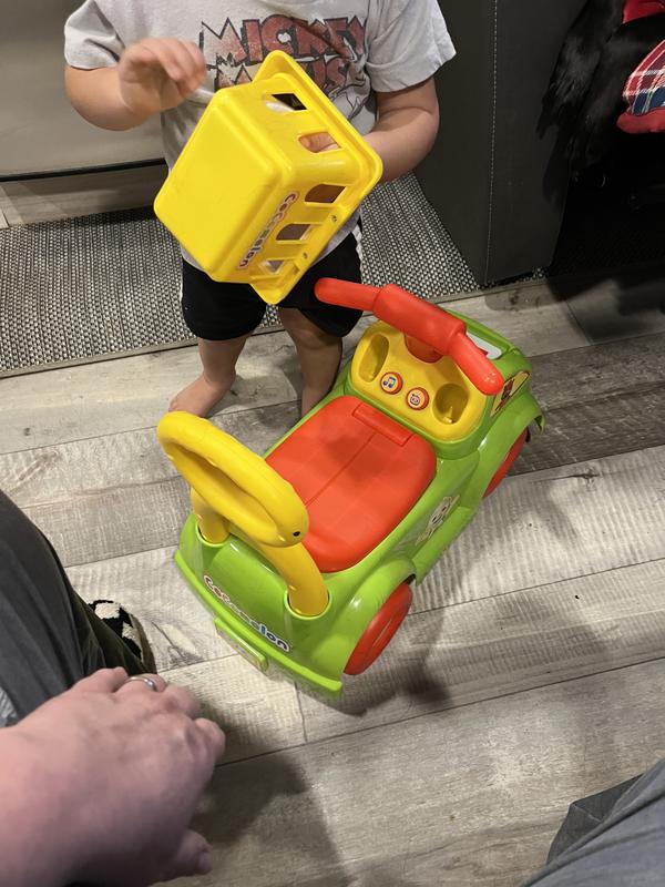 He’s holding basket that goes on front