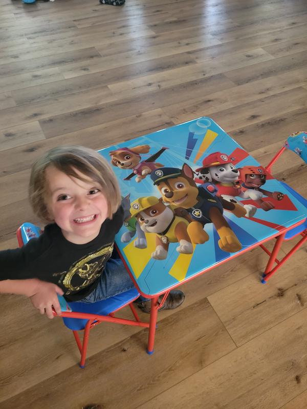 Paw patrol table and chairs online girl