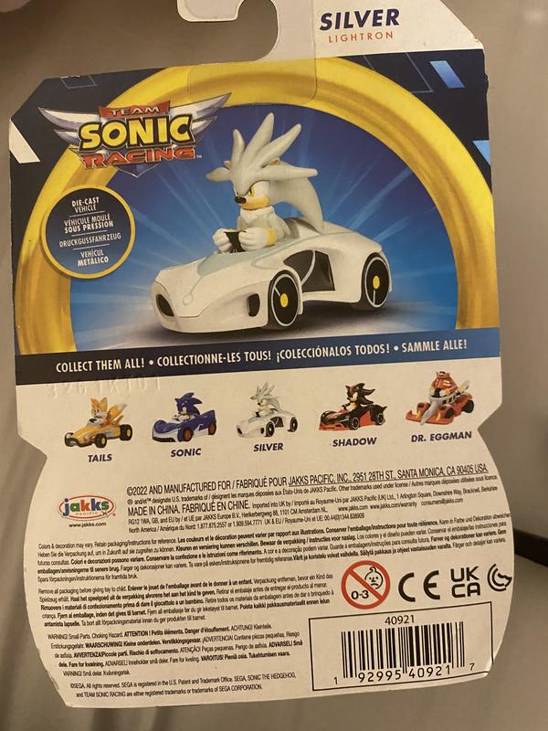 Sonic the Hedgehog Toy Vehicles, Speed Star, Shadow-Dark Reaper, Silver  Lightron