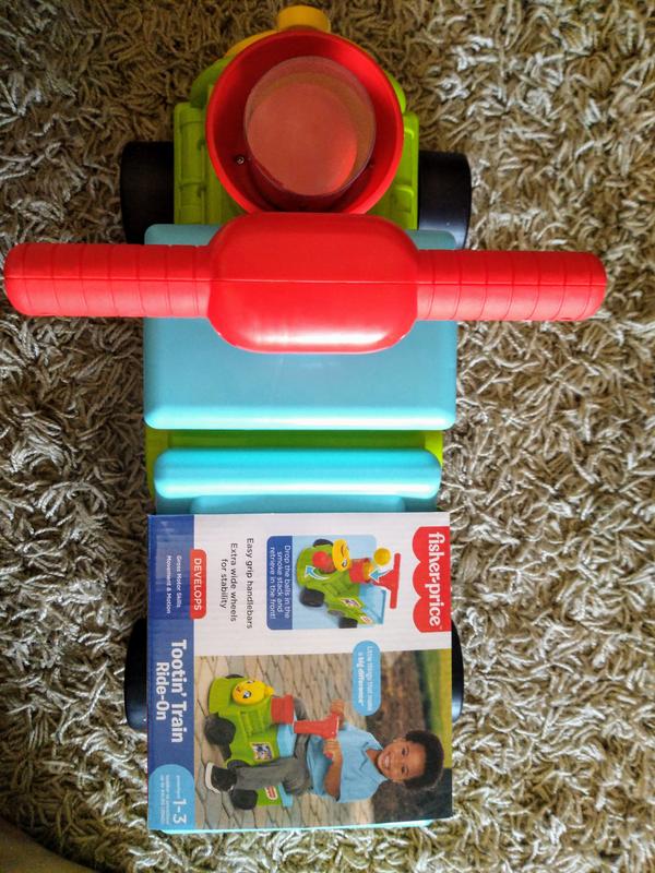 Fisher price best sale train ride on