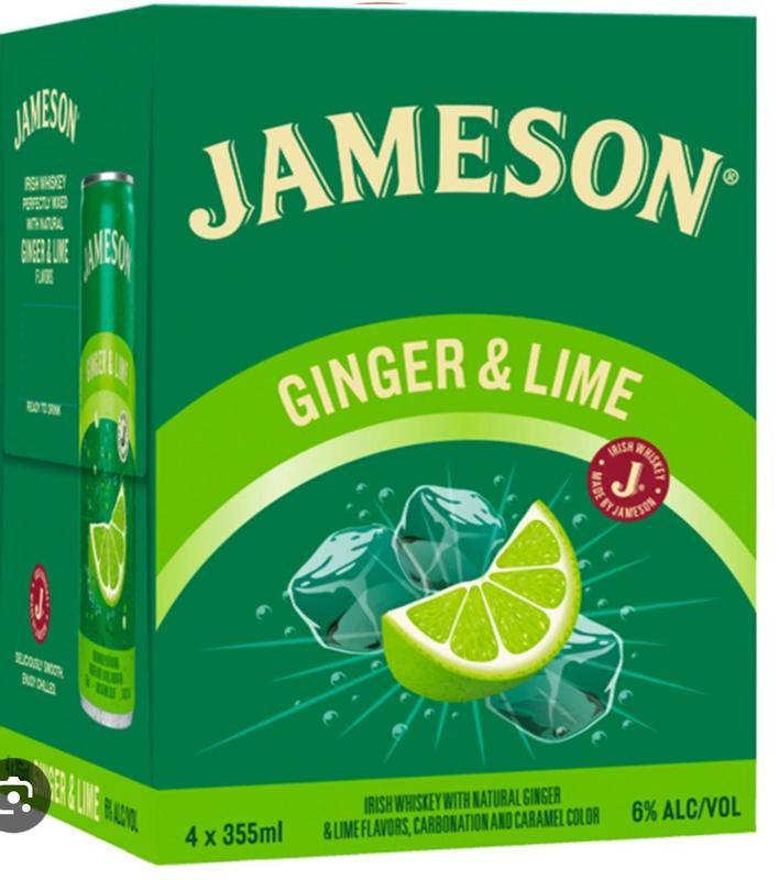 JAMESON GINGER & LIME RTD 4 PK | Meijer