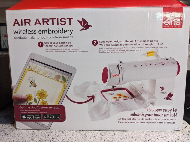 Elna Air Arist Wireless Embroidery Machine Joann