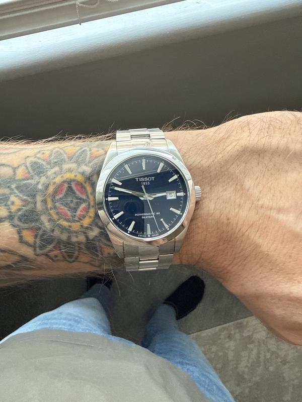tissot mens gentleman stainless steel dress watch grey t1274071104100 Amazon.com: Tissot mens Gentleman Stainless Steel Dress Watch Grey  T1274071104100 : Clothing, Shoes & Jewelry