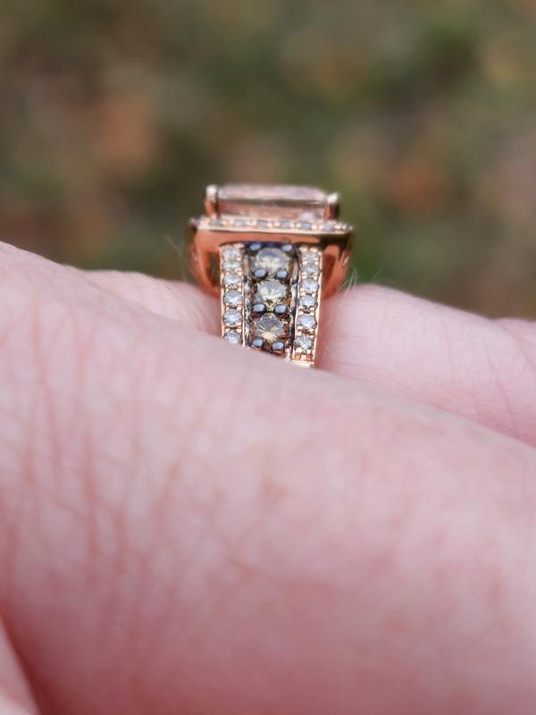 Jared morganite rose gold ring store
