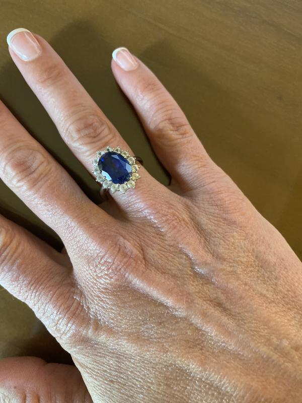 Lab grown sapphire on sale rings