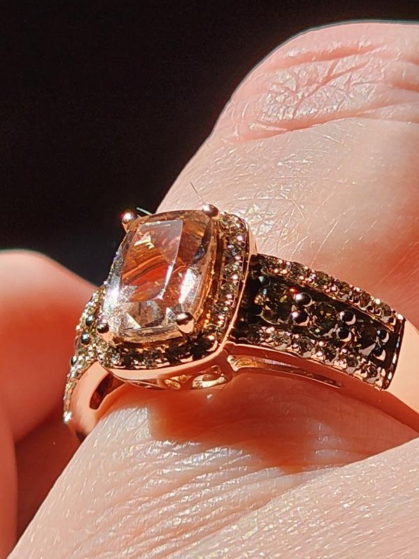 Jared morganite rose gold on sale ring