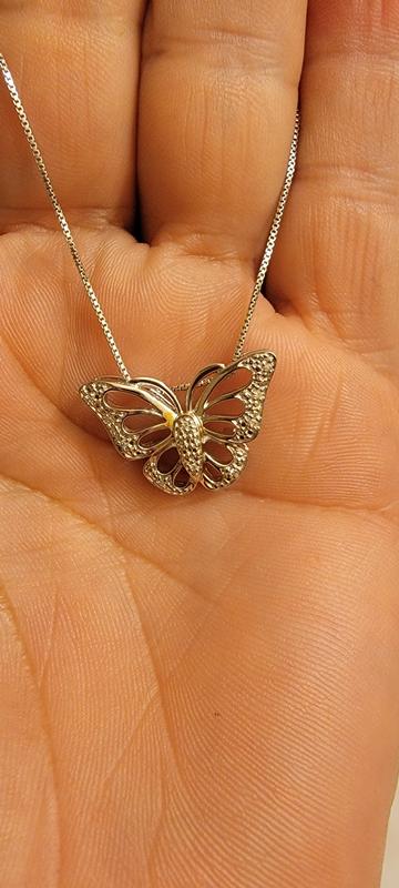 Jared butterfly outlet necklace