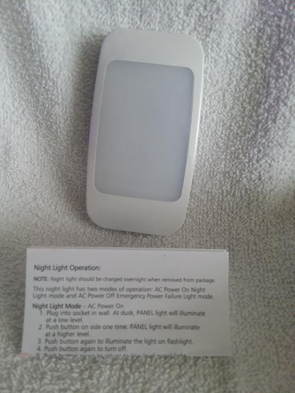 GE 4in1 Power Failure LED Night Light