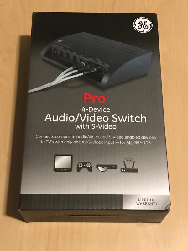 4Device Audio/Video Switch with RCA or SVideo Nepal Ubuy