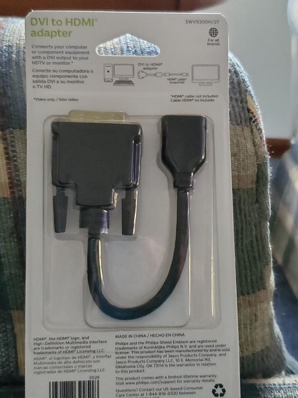 to HDMI Adapter, Black