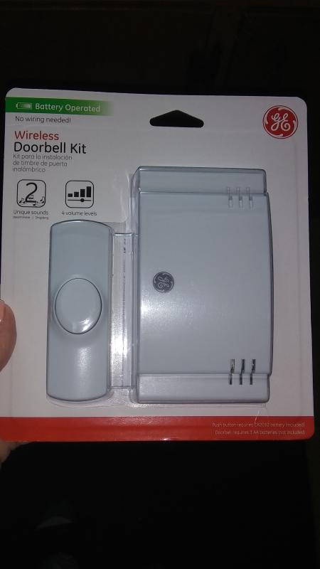 GE White Wireless Doorbell Kit in the Doorbell Kits & Chimes department at