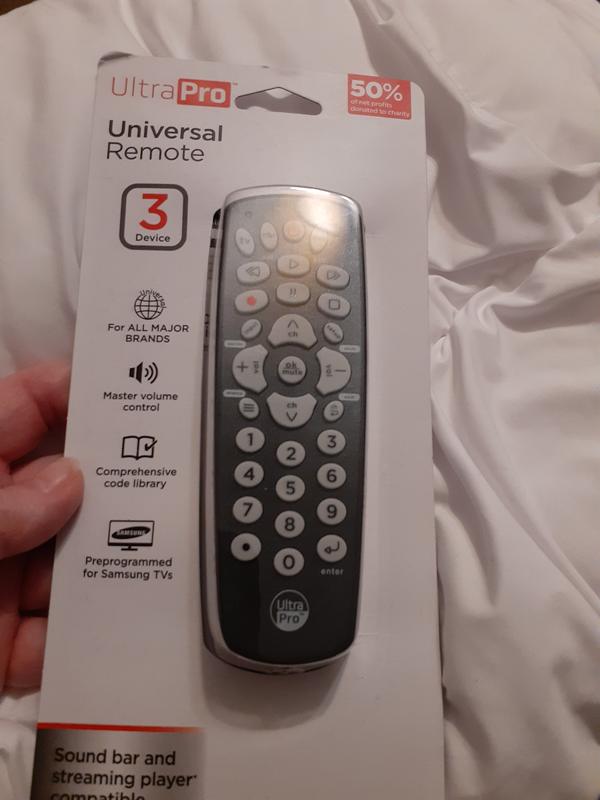 Ultra Pro 3-Device Universal Remote Control at