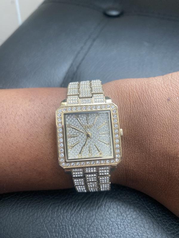 JBW Cristal Square J6386A | Women&s Gold Diamond Watch