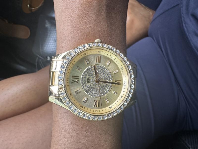 JBW Women s Diamond Two Tone Stainless Watch QVC