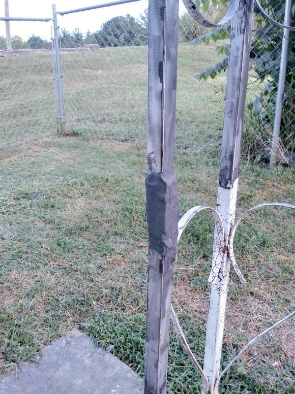Railing after JB Steel application