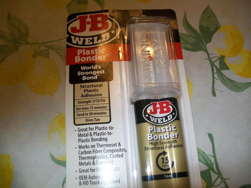 J-B Weld 0.85 Oz. Plastic Bonder Epoxy Syringe, Black - Baller Hardware
