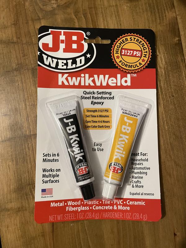 J-B Weld Kwik-Weld Steel Reinforced Epoxy (10 oz)