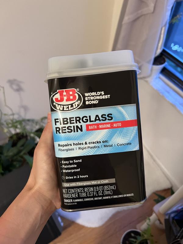 US Chemical Fiberglass Resin Repair Kit with Fiberglass Mat (Quart)