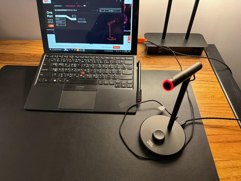 Customer photo for "Excellent little mic for video call."