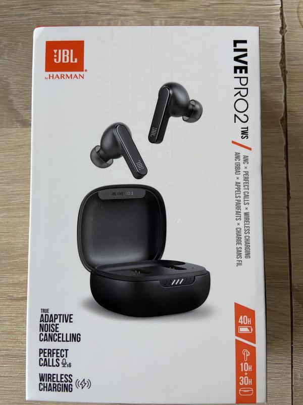 JBL Live Pro 2 True Wireless In-Ear Bluetooth Headphones with Adjustable  Noise Canceling - Black 