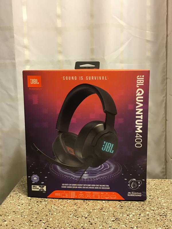 Micro-casque Gaming Quantum 400 Noir - JBL - JBLQUT400BLK 